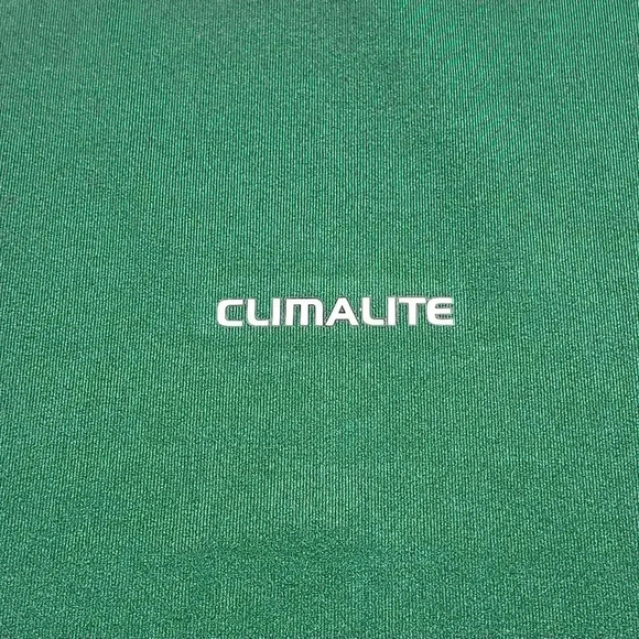 Adidas Techfit Cut& Sew Climalite#3846 Forest Green short-sleeved shirt 2XL NWT - Picture 4 of 8